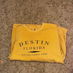 Oversized Comfort Colors Destin Crewneck